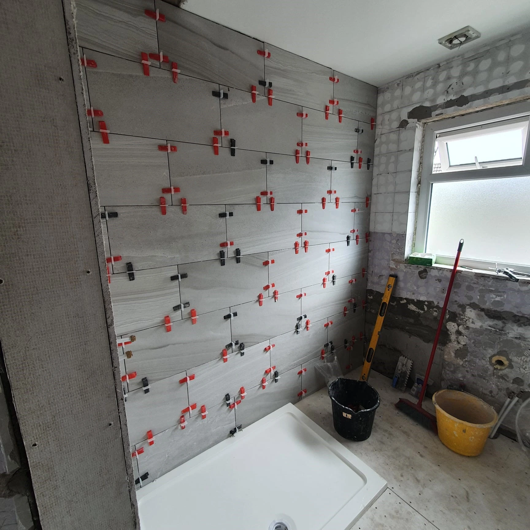 Bathroom Tiling During Renovation