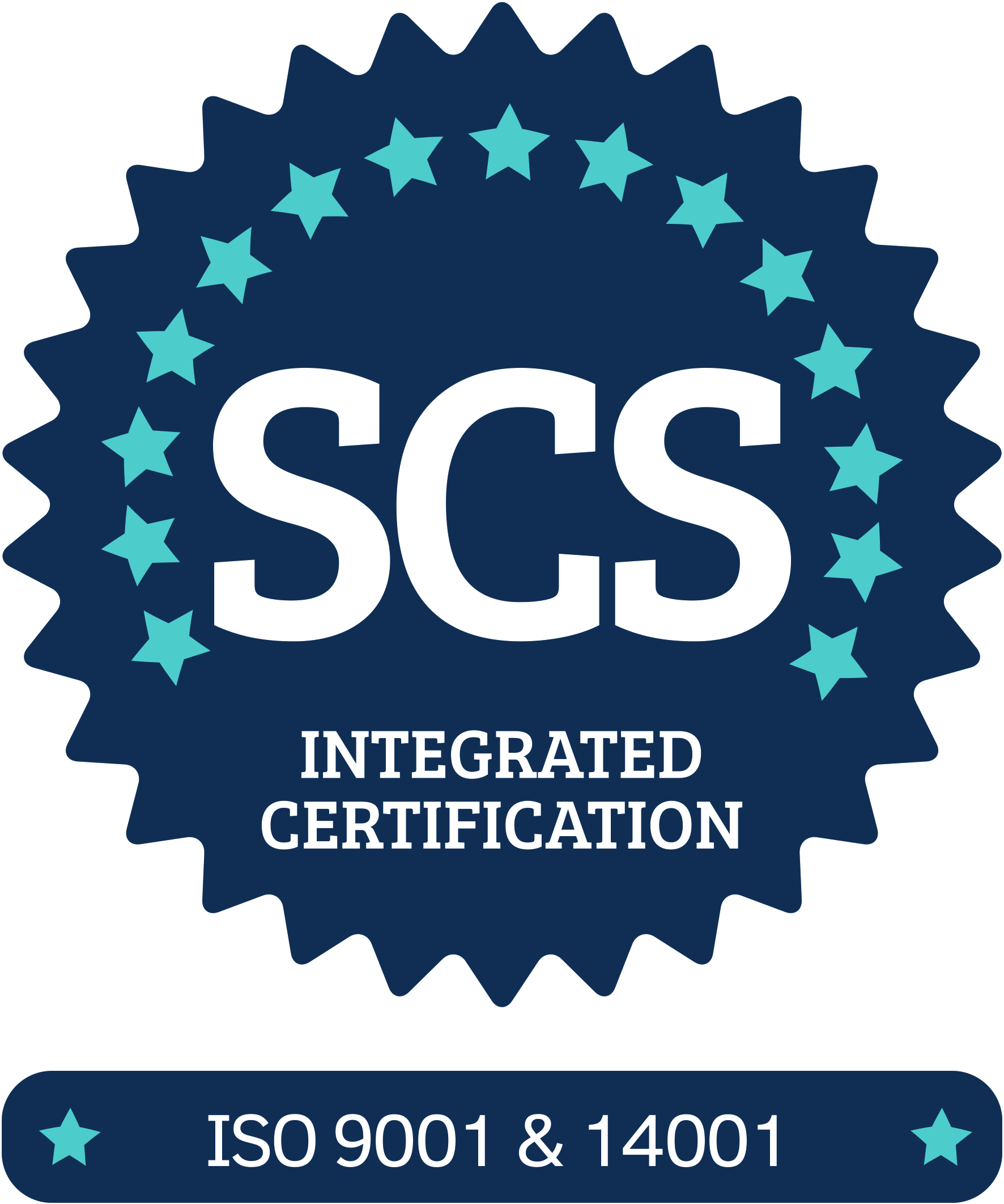 ISO 9001 & 14001 Certified Logo