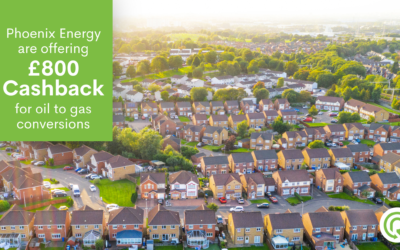 Phoenix Energy Offering £800 Cashback for Oil to Gas Conversion | Grants & Incentives